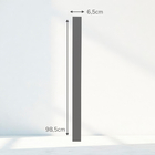 Arandela Luminária Parede Linear Led Indireta 1m 110v Preto