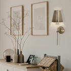 Arandela Luminária Parede Tocheiro Cúpula Metal Sala Bronze