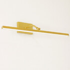 Arandela Luminária Quadro Espelho Led 3000k Dourado 110v