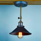 Arandela Luminária Retro Industrial Preto Loft Luminária Vint
