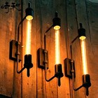 Arandela Luminária Retro Industrial Preto Loft Luminária Vint