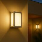 Arandela Luminária Vitra 3 Vidros Fosco Externa Branca 1xe27