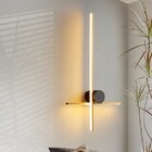 Arandela Luxo Moderna Slim Perfis Led Integrado Angular (90°)