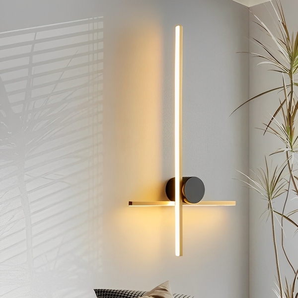 Arandela Luxo Moderna Slim Perfis Led Integrado Angular (90°)