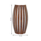 Arandela Madeira Barril IP20 Fox Lustres