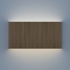 Arandela Madeira IP20 Clean Freijó 16x25cm E27 Fox Lustres