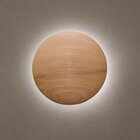 Arandela Madelustre Redonda 19cm Led 9w Luz Amarela 127/220v