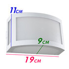 Arandela Maresia Em Policarbonato Super Resistente Branca St7