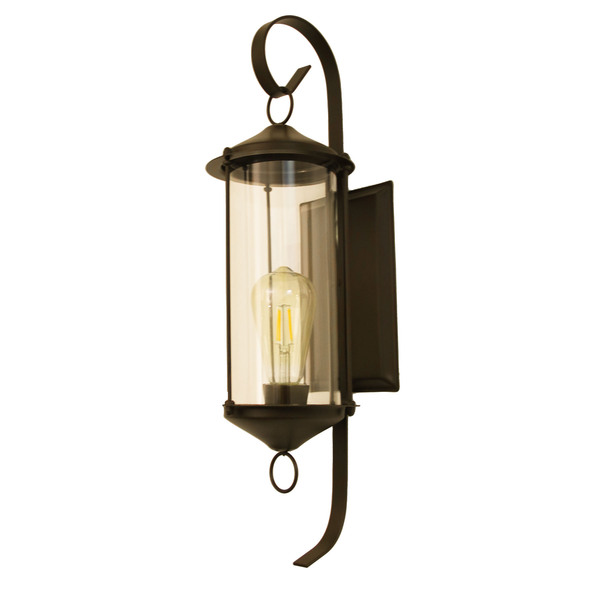 Arandela Marrom Aço IP44 240 Vintage Ideal Iluminação