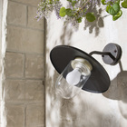 Arandela Marrom Alumínio e Vidro IP40 Inspire