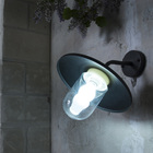 Arandela Marrom Alumínio e Vidro IP40 Inspire