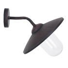 Arandela de Parede Marrom Alumínio e Vidro IP40 Inspire