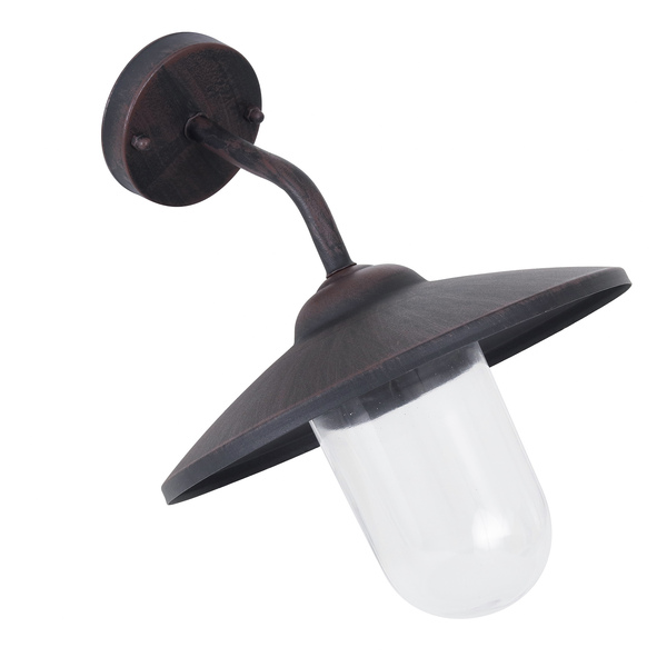 Arandela de Parede Marrom Alumínio e Vidro IP40 Inspire