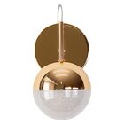 Arandela Media Luna French Gold Led 6w 3000k Bivolt Hm004 Bel
