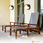 Arandela Mini Iglu Redonda 8w 3000k Bivolt Ip65 Preto