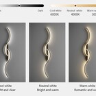 Arandela Minimalista Moderna Luxo Slim Led Integrado  Ondas 6