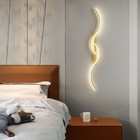 Arandela Minimalista Moderna Luxo Slim Led Integrado  Ondas 6