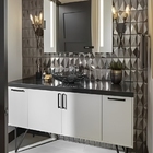 Arandela Moderna  Linear Metálica Slim P/2 Lâmpadas E27 - 40c