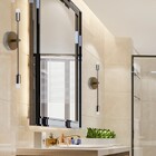 Arandela Moderna  Linear Metálica Slim P/2 Lâmpadas E27 - 45c