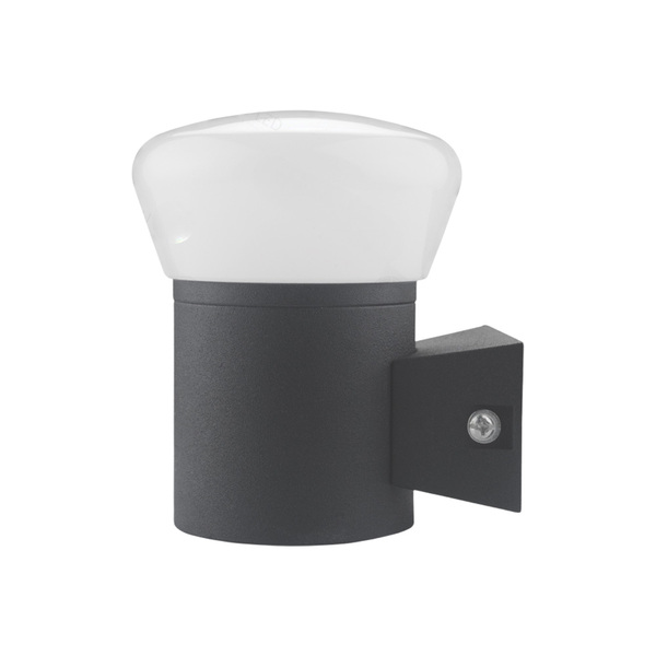 Arandela Moderna Bulbo Preta Led 5w 3000k Bivolt Ip65