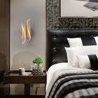 Arandela Moderna Dourada Acrílico 22 5cm Led 7w 3 Em 1 Bivolt