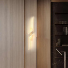 Arandela Moderna Dourado 60cm Led 8w 3000k Bivolt 14588-pl