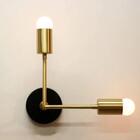 Arandela Moderna Linear Metálica Slim P/2 Lâmpadas E27 Ângulo