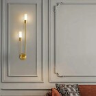 Arandela Moderna Slim Curva P/2 Lâmpadas (inclusas) - 55cm Do