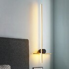 Arandela Moderna Slim Dois Perfis Led Integrado Perpendicular