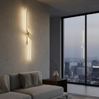 Arandela Moderna Slim Geométrica Perfis Led Integrado Canopla