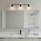 Arandela Moderna Slim Linear Metálica P/3 Lâmpadas E27 - 60cm