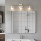 Arandela Moderna Slim Linear Metálica P/3 Lâmpadas E27 - 60cm