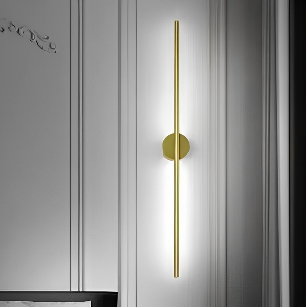 Arandela Moderna Slim Linear Minimalista Perfil Fita Led Integrado 70cm ...