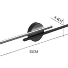 Arandela Moderna Slim Minimalista 2 Perfis Paralelos Led Inte