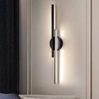 Arandela Moderna Slim Minimalista 2 Perfis Paralelos Led Inte