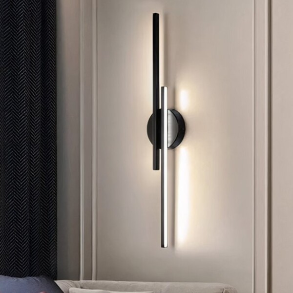 Arandela Moderna Slim Minimalista 2 Perfis Paralelos Led Inte