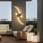 Arandela Moderna Slim Minimalista Luxo 2 Perfis Led Integrado