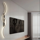 Arandela Moderna Slim Minimalista Luxo Curvas Led Integrado -