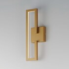 Arandela Moderna Slim Reatangular Perfis P/ Fita Led (inclusa