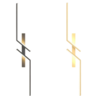 Arandela Moderna Slim Sofisticada Geométrica Minimalista Led