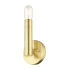 Arandela Moderna Slim Tubular P/1 Lâmpada E27 - 30cm (dourada)