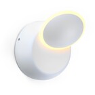 Arandela Moon Branca 5W Luz Amarela Bivolt SL Imports