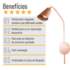 Arandela New City Articulada 180º - Bronze