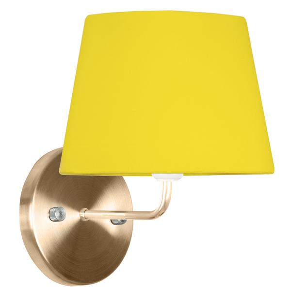 Arandela New Cobre De Cupula Tradicional Amarelo