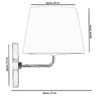 Arandela New Cobre De Cupula Tradicional Bege