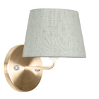 Arandela New Cobre De Cupula Tradicional Linho Claro