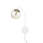 Arandela New Figo Branco - Vidro Fumê