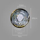 Arandela Ninho Dourado Led Bella Iluminação Wd018 St1289