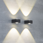 Arandela Nordecor Foluí 6w Led Bivolt Preto 3000k Luz Amarela