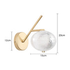 Arandela Nordecor Luse 7w Led Bivolt Ouro Champagne